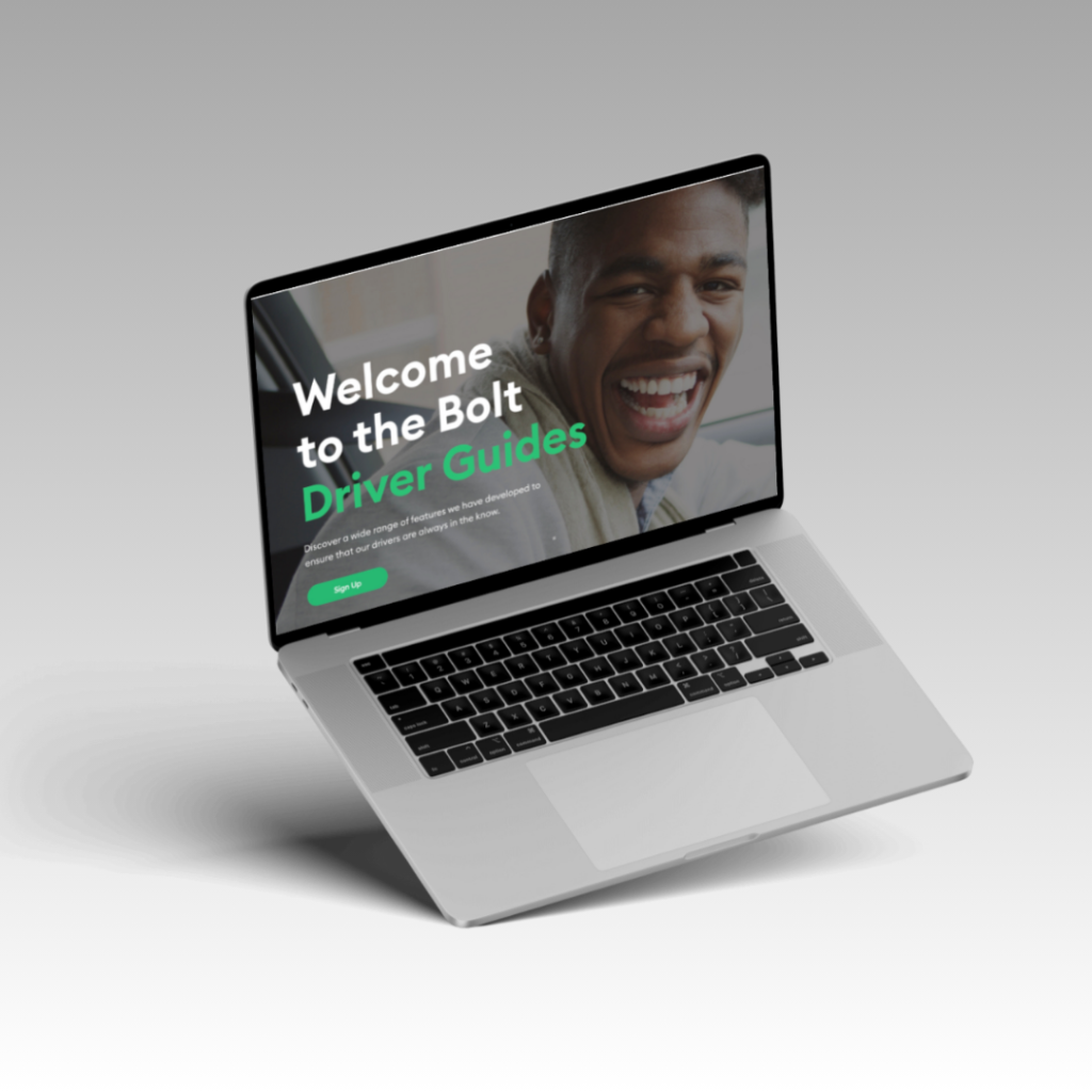 Bolt website design